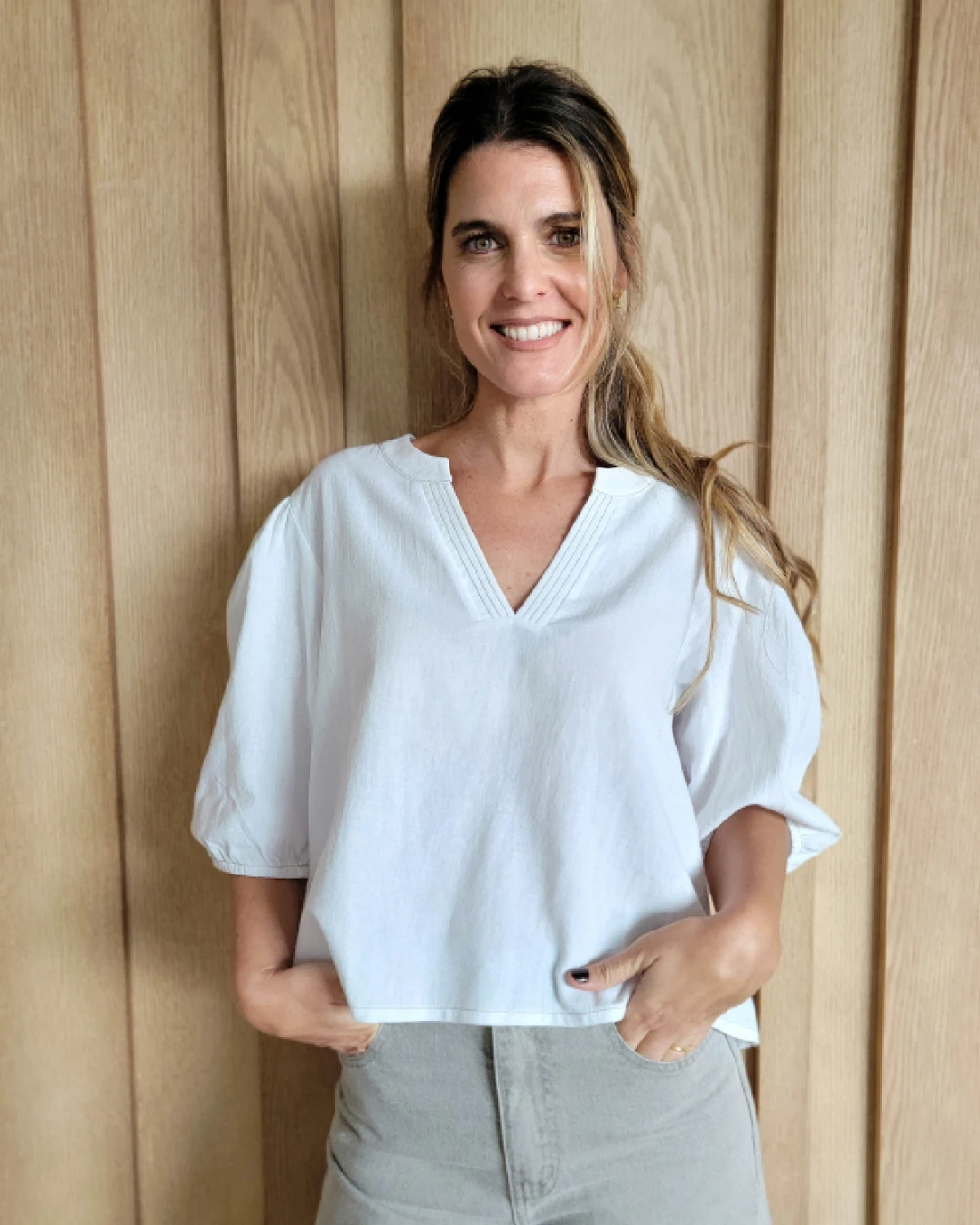 Blusa Margarita blanco 1