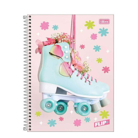 Cuadernola Tilibra Flip+ 96 Hojas Tapa Extra Dura Patin