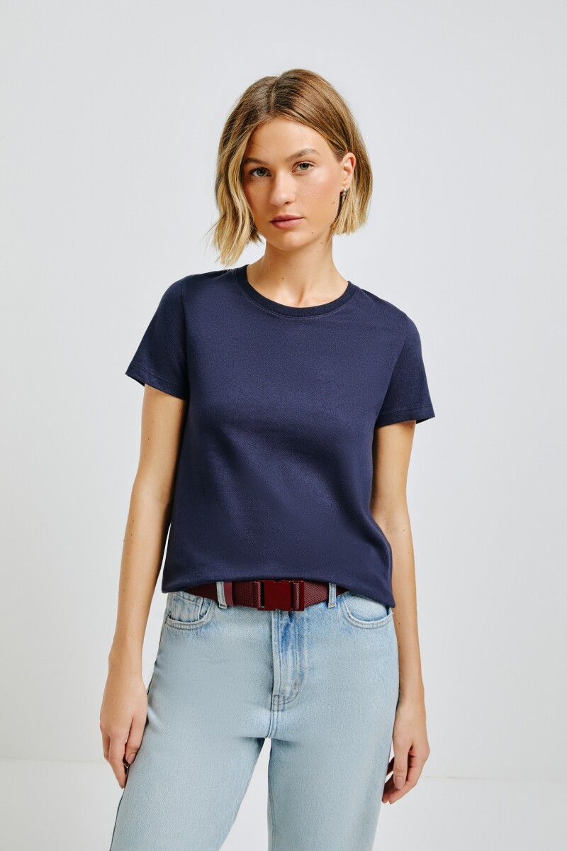 BLUSA MM FEM - AZUL ESCURO 