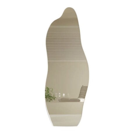 Espejo Lumax Degra Diseño Moderno Irregular 60 x 165cm Blanco