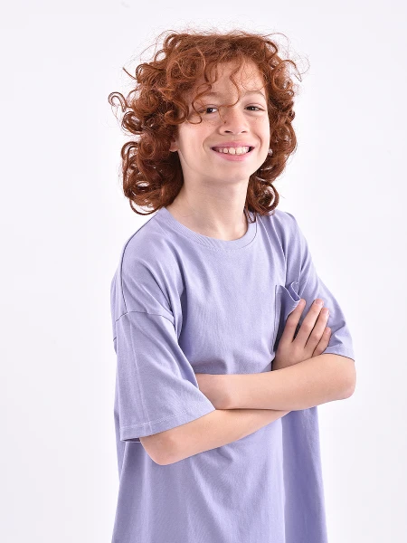 REMERA NACHO TEEN AZUL CLARO