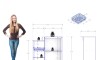 Armario Multiuso 2 Puertas Blanco