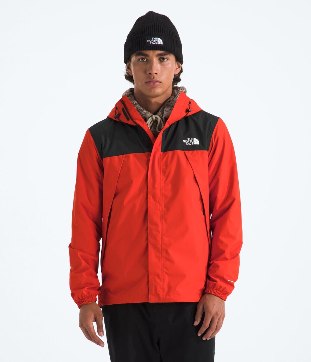Campera Impermeable Antora hombre - Lava Red/tnf Black 