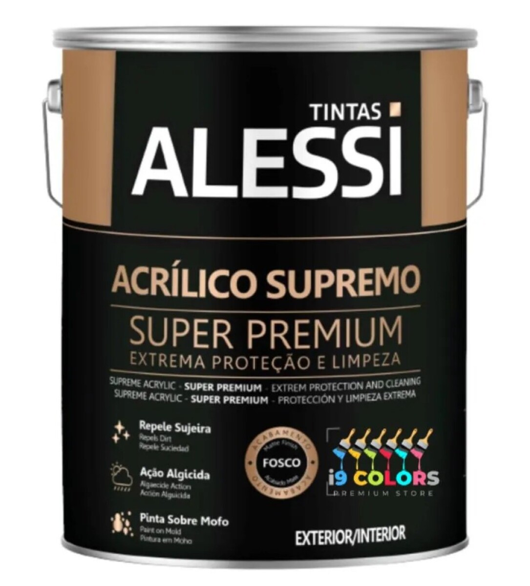 Látex acrílico Super Premium Blanco mate 3.6L 