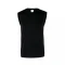 Camiseta a la base sin mangas - Negro