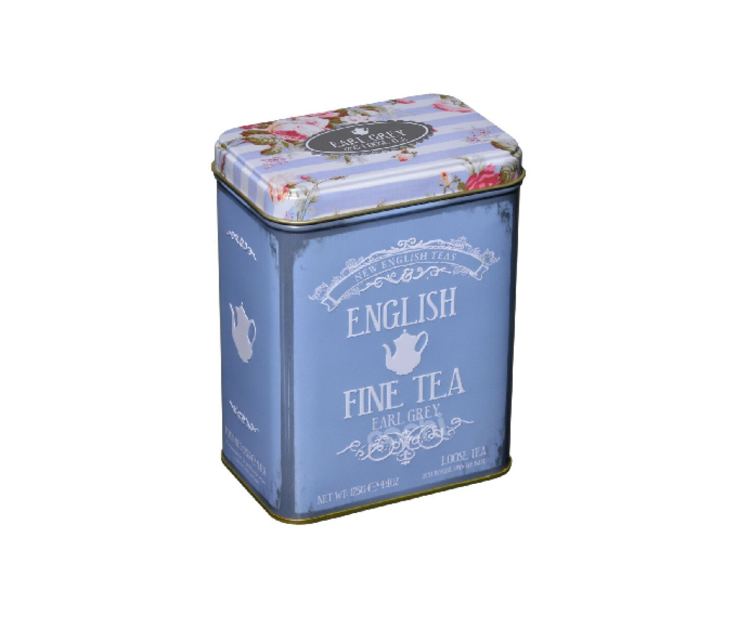 TE NEW ENGLISH EARL GREY LATA 125GR 