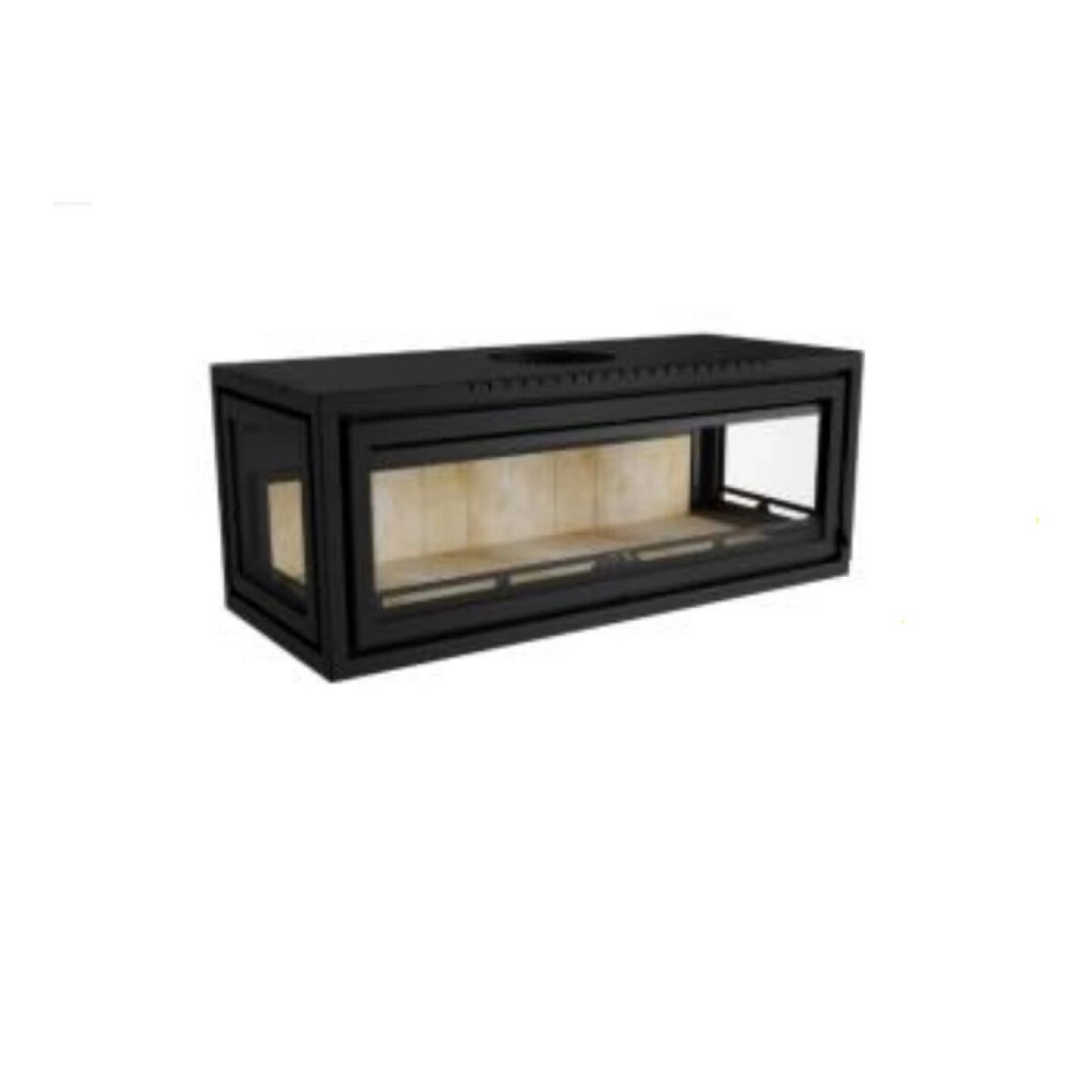 Calefactor Doble Combustión 480m2 150mm Metavila 1200tf 