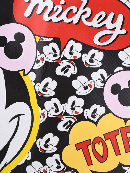 BOLSA LAMINADA MICKEY TOTEBAG NEGRO