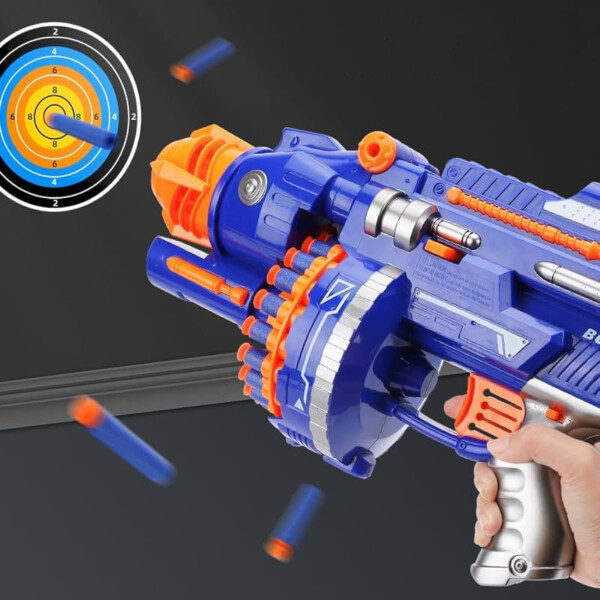 Ametralladora Automatica Tira Dardos Arma Juguete Niños Ametralladora Automatica Tira Dardos Arma Juguete Niños