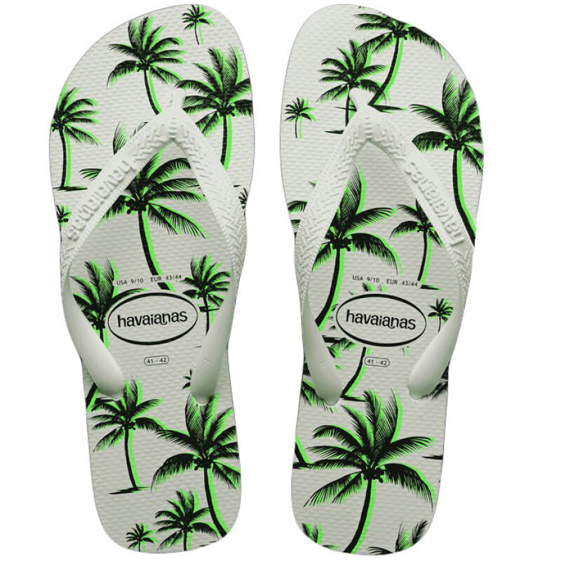 Sandalia de Hombre Havaianas Havaiana Aloha Blanco - Verde