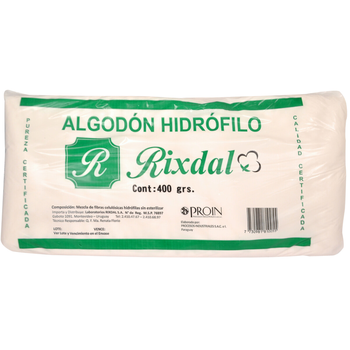 Algodón - 400 g 