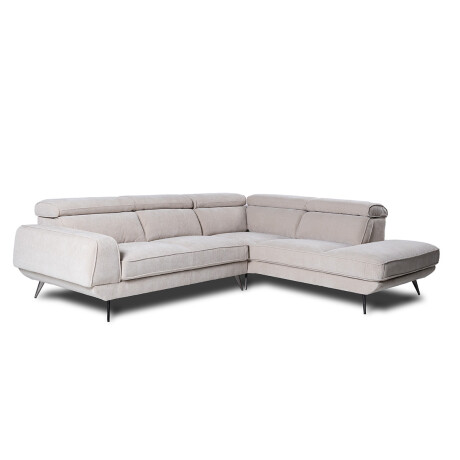 Rinconera Versatile - Tela Microfibra - Chaise Derecho 6686-4 Beige