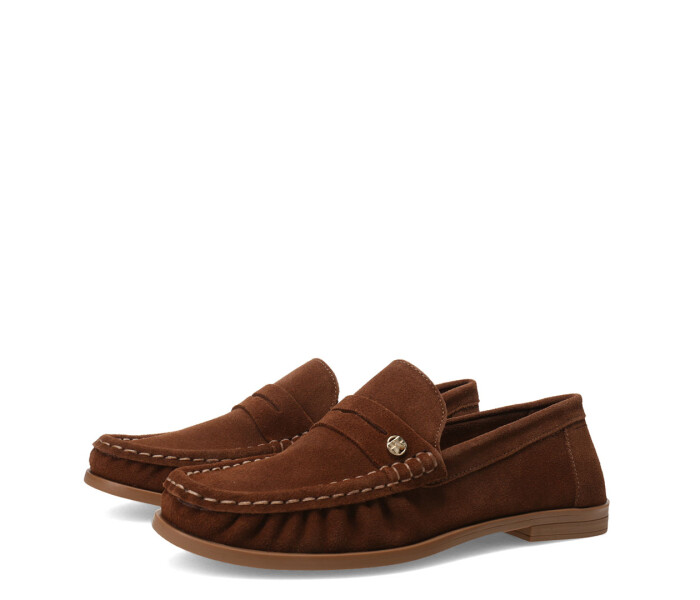 Zapatos de Mujer Bottero Mocasin Marrón Café