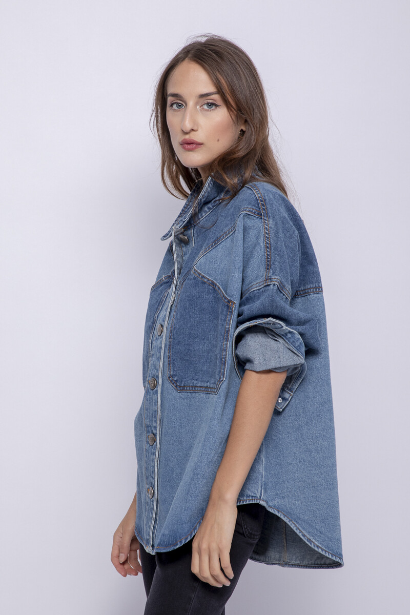 SOBRECAMISA LEO Azul