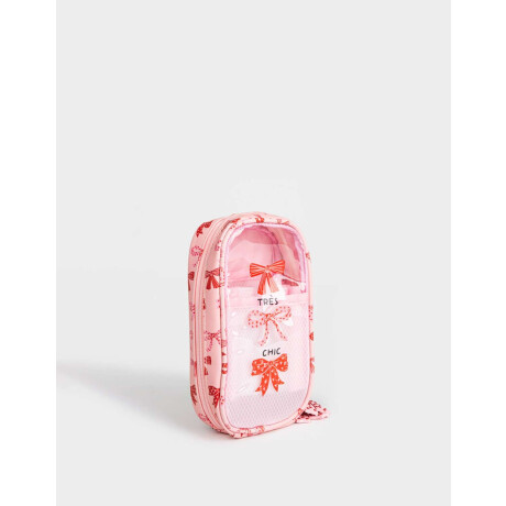 Cartuchera De Pvc Estampada Combinacion Multicolor