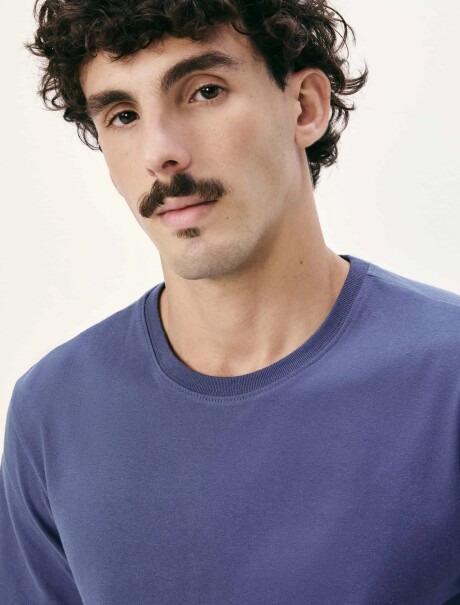 CAMISETA BÁSICA SUPER COTTON AZUL