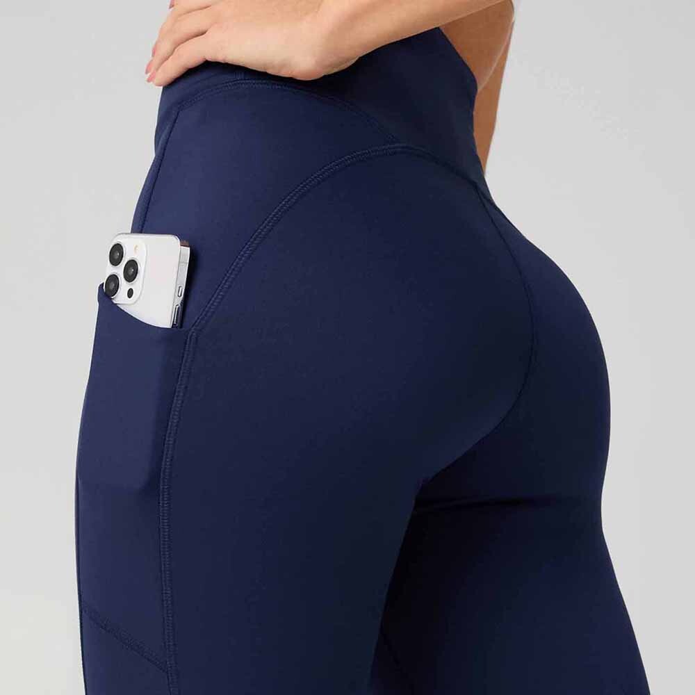 Leggings Cold Weather High-Waisted Pocket Mujer Deep Navy