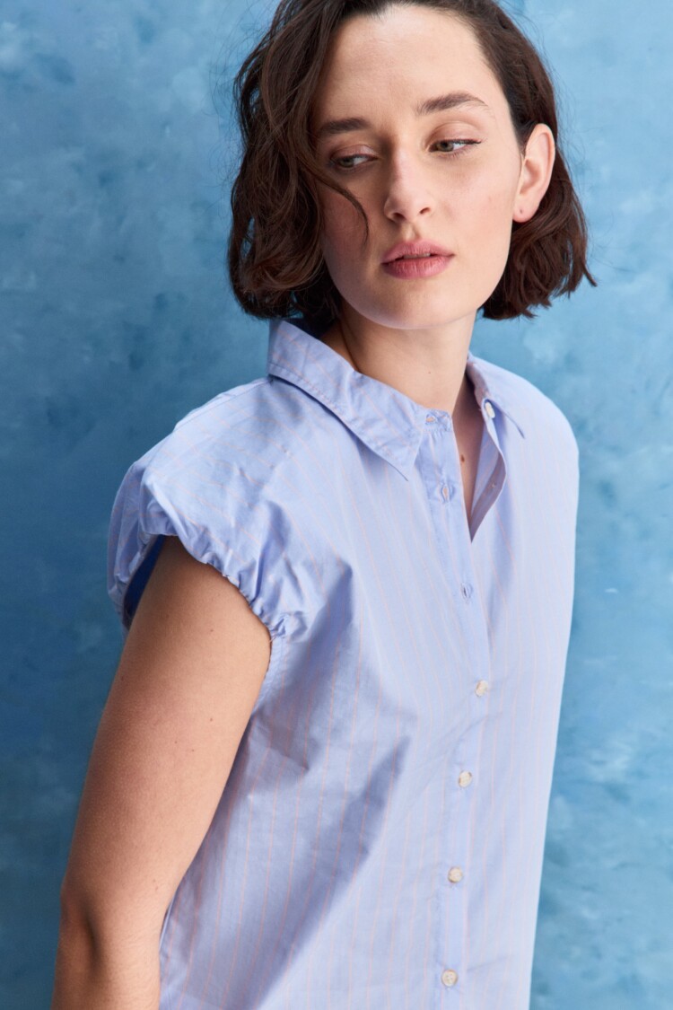 CAMISA GLORY Celeste