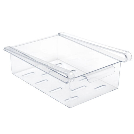 Cajón Cesto Organizador Diamond en Plástico Heladera Cocina Transparente