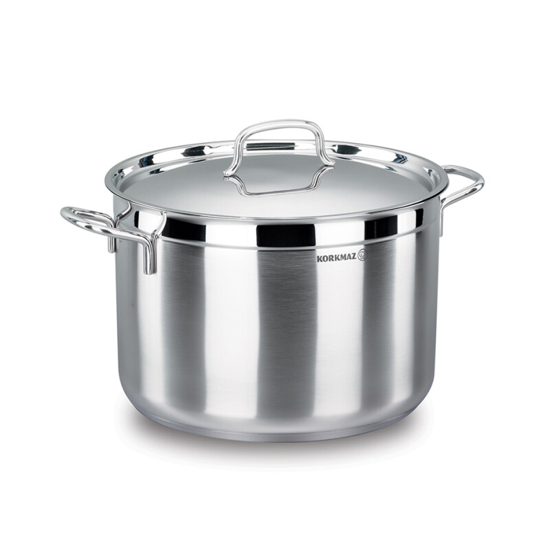 OLLA 14LTS ACERO INOX C/TAPA ALFA KORKMAZ. 30X20CM OLLA 14LTS ACERO INOX C/TAPA ALFA KORKMAZ. 30X20CM