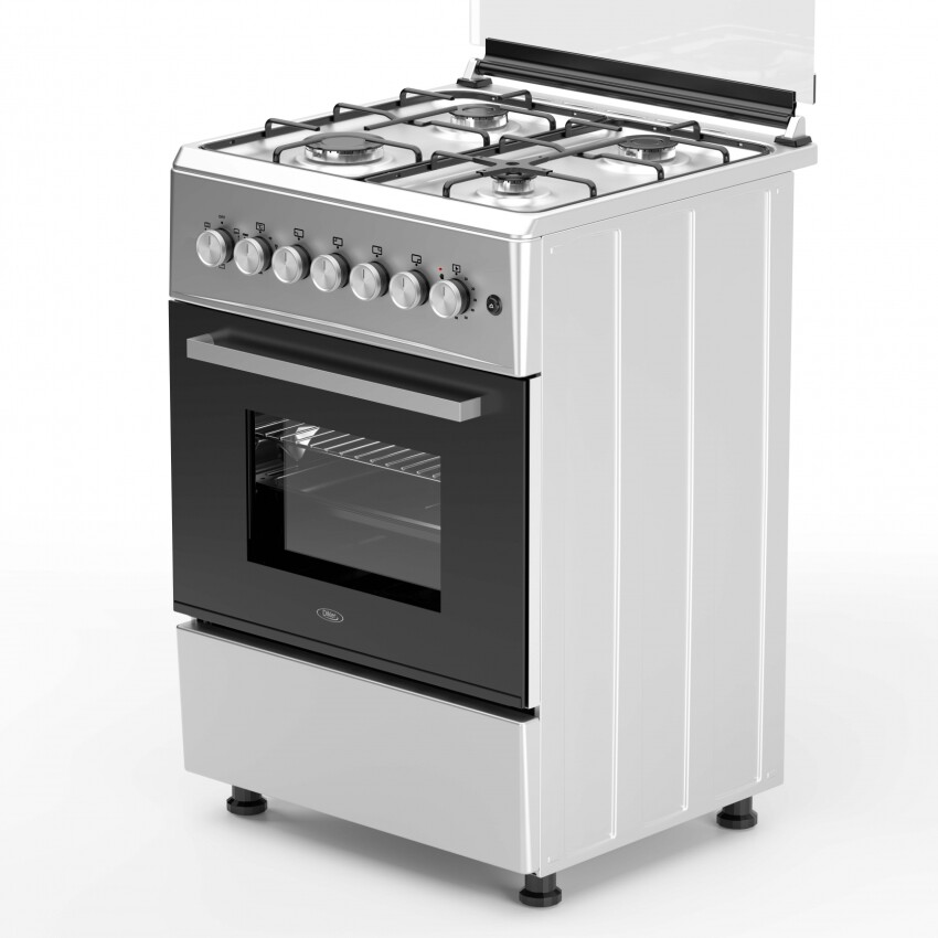 Cocina combinada Dikler 4H D-9 inox. Cocina combinada Dikler 4H D-9 inox.