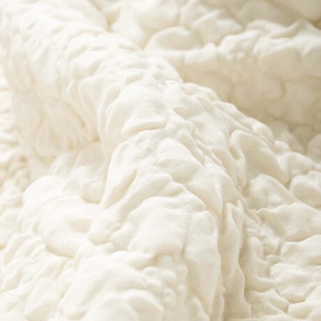 SET CUBRECAMA QUEEN FIBRA-SUAVE NATURAL-BEIGE JAQCUARD FLOR CRUDO