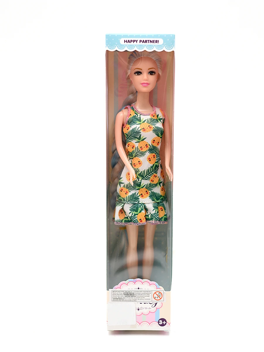MUÑECA CON TRENZA DISEÑOS - VERDE 