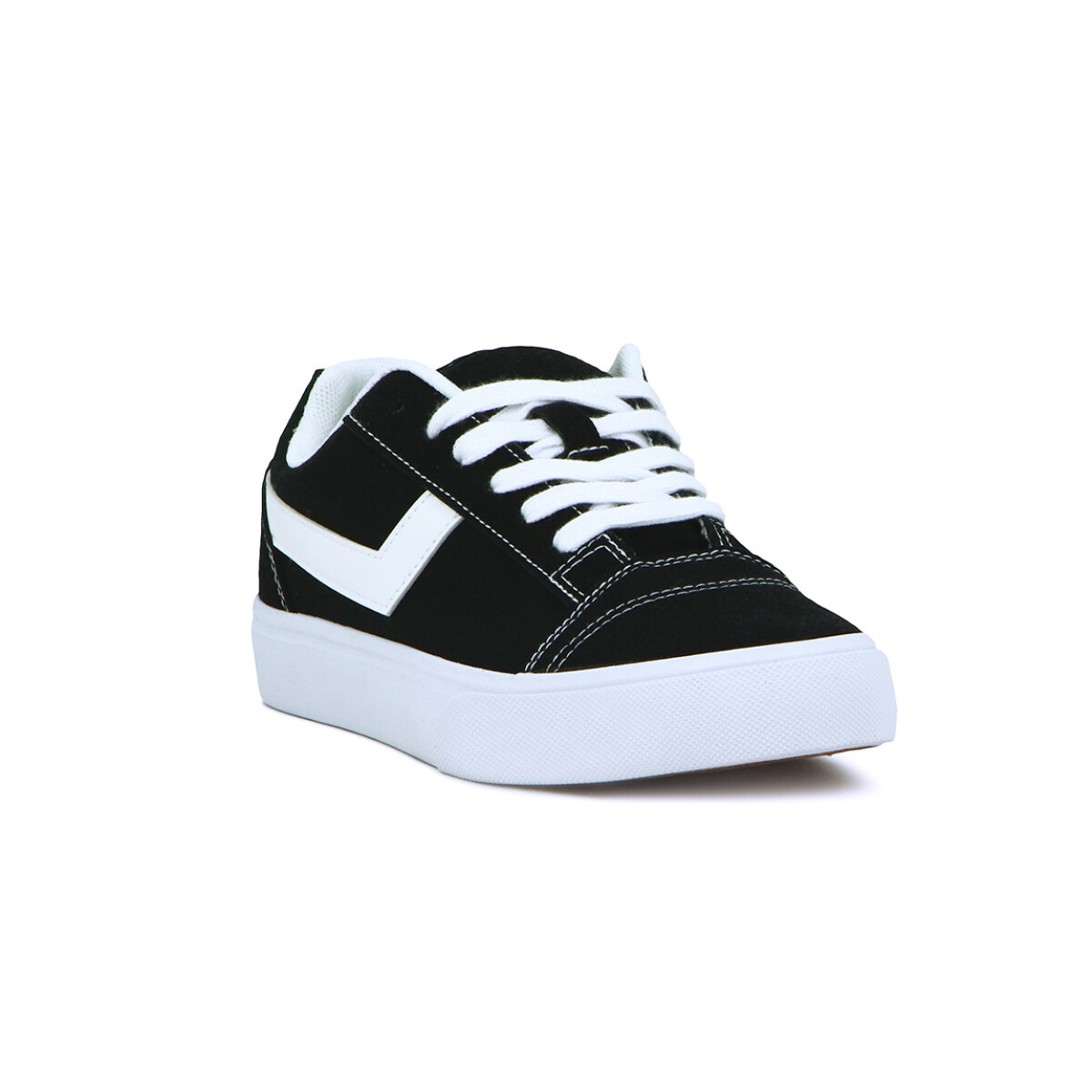 Pony champion Old School Bold casual hombre lona-gamuza negro - Negro 