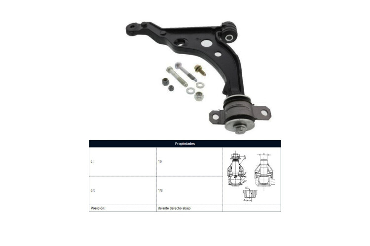 Parilla De Suspension Delantera Fiat Ducato, Peug Boxer 87-05 Der Parilla De Suspension Delantera Fiat Ducato, Peug Boxer 87-05 Der