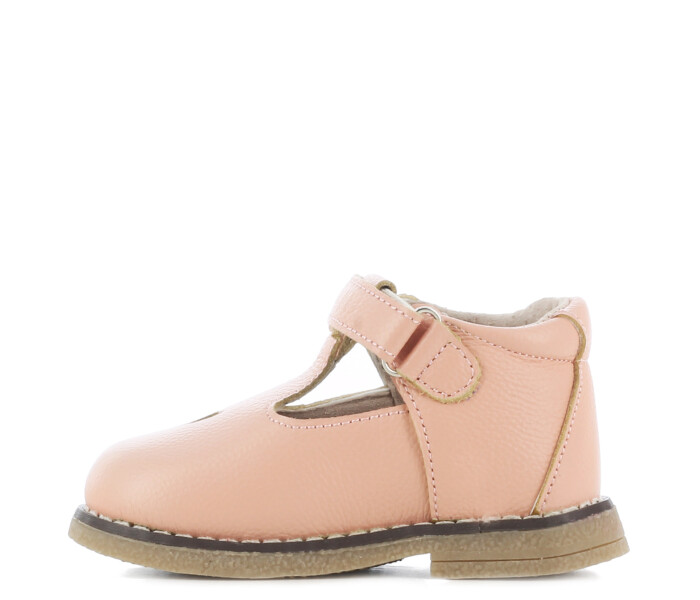 Zapatos de Niña MINI Miss Carol CERSEI con velcro y calado Rosado