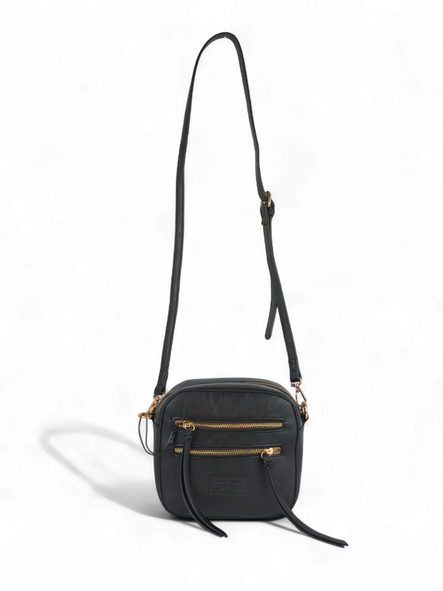 Bandolera con cierres - Negro 