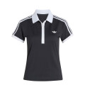 Remera de Mujer Adidas Polo Classic Negro - Blanco