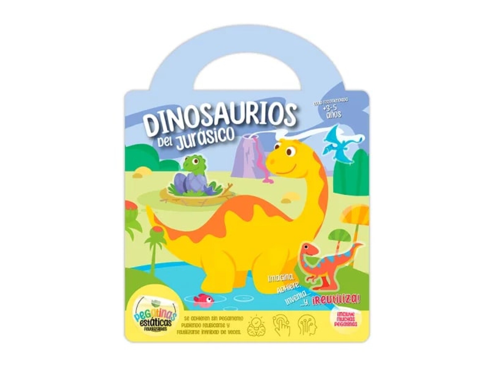 Stickers Panoramico Ludum - Dinosaurios del Jurasico 