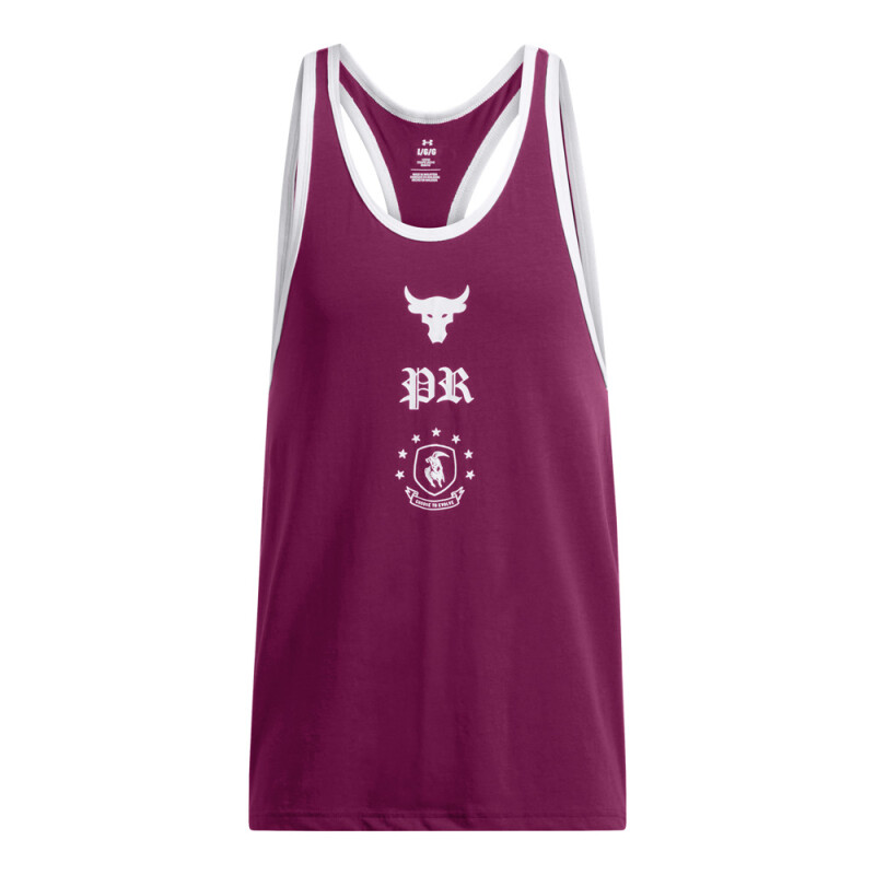 UA Pjt Rck Racer Tank BOH-PPL PPL-505