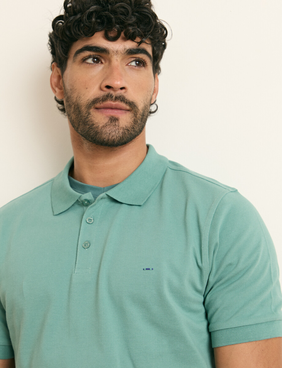 520752 REMERA HARRINGTON LABEL Verde