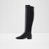 AAHLIYAH BLACK OVERFLOW SMOOTH TEXTILE BLACK