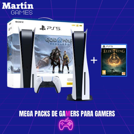 PS5 0KM CON LECTORA + GOD OF WAR RAGNAROK + ELDEN RING PS5 0KM CON LECTORA + GOD OF WAR RAGNAROK + ELDEN RING