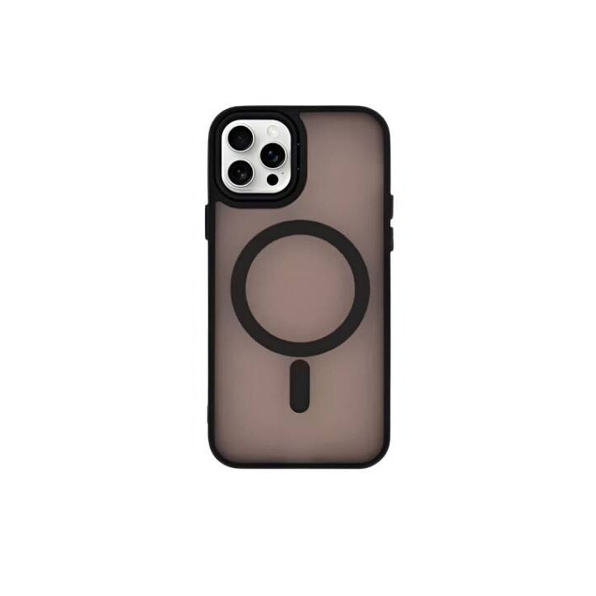 Estuche TPU Para IPhone 16 Pro Max Negro Matte Magsafe 