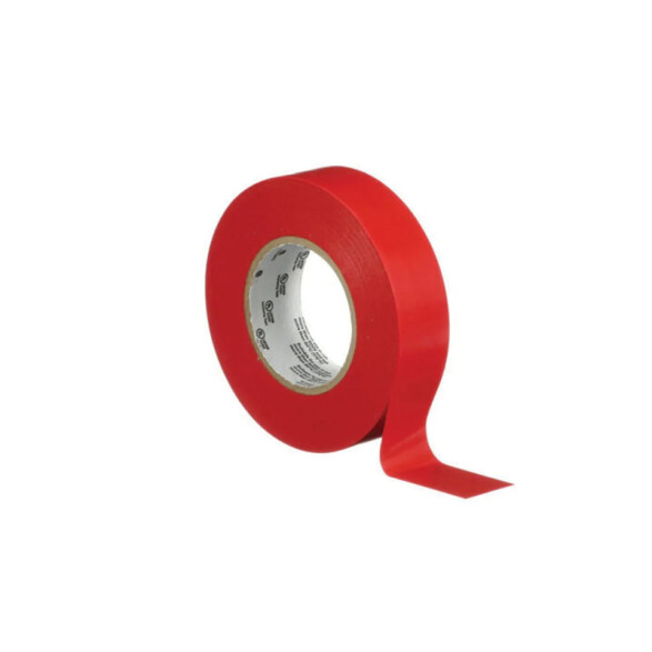 Cinta aislante Temflex 165 19mm x 18 mt. roja T50048X