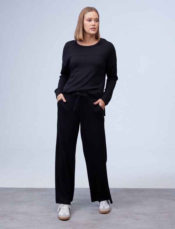 Jogger Modal Wide NEGRO