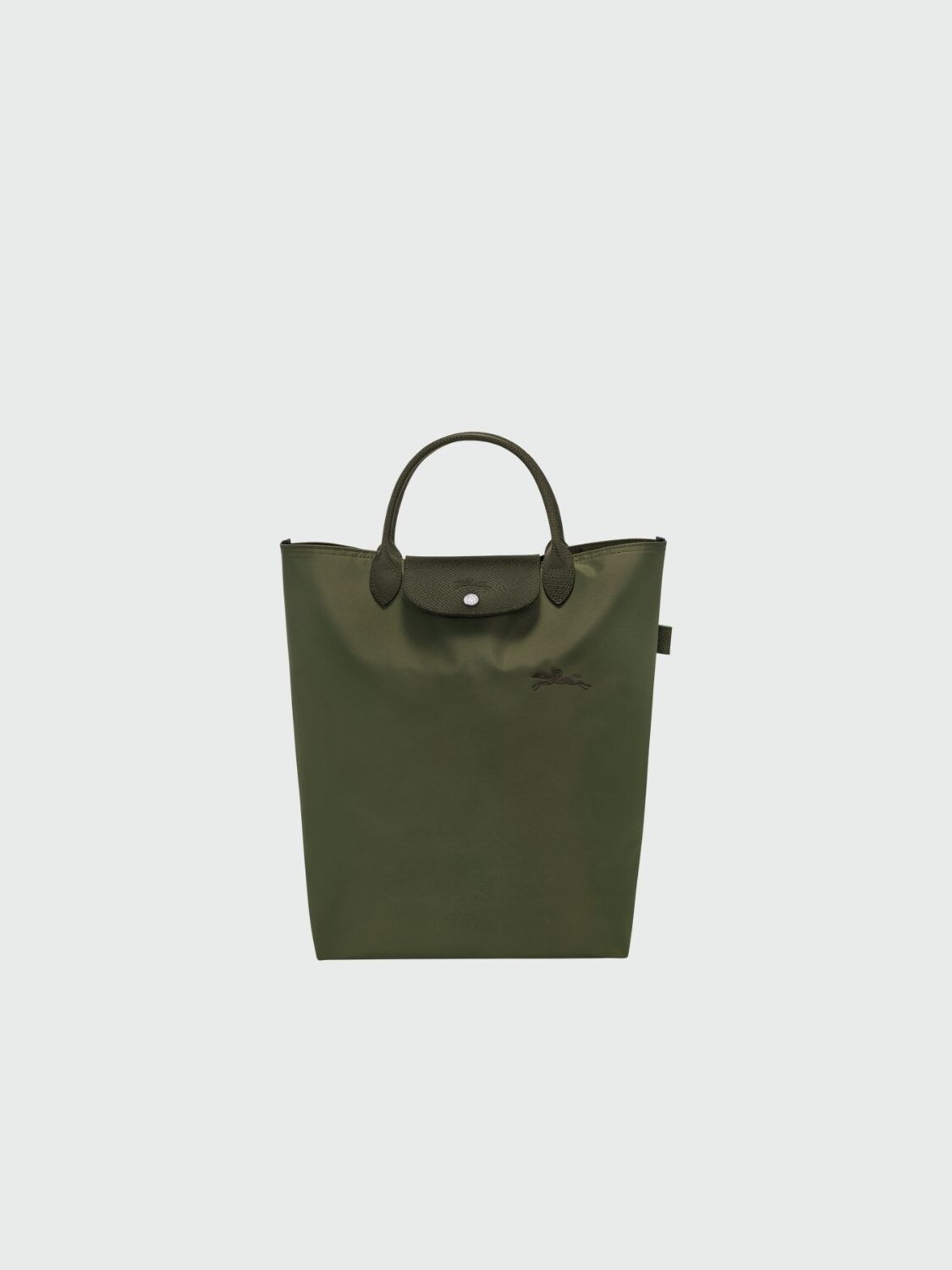 Longchamp - Cartera Tote plegable, de nylon y asa corta, Le pliage M Azul medio