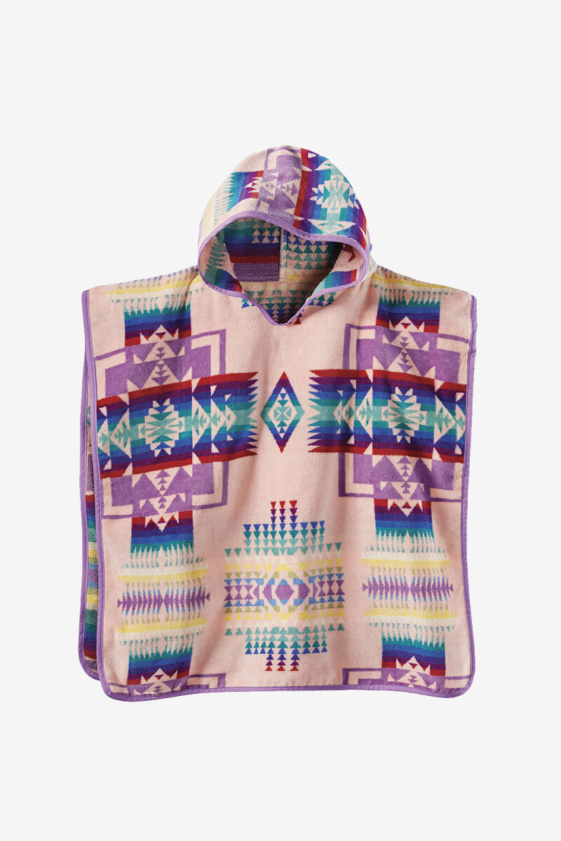 TOALLA CON CAPUCHA Rosa