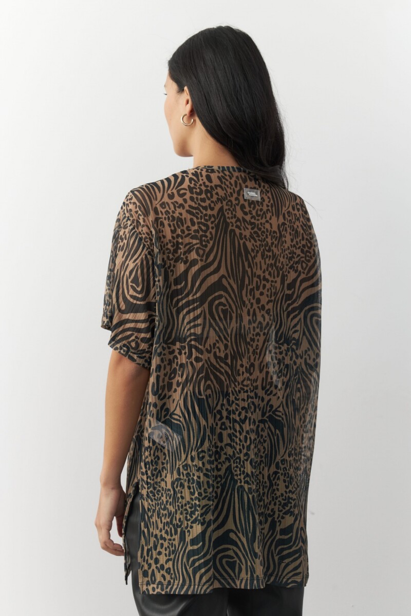 REMERA BISCOTTI Marrón Corteza