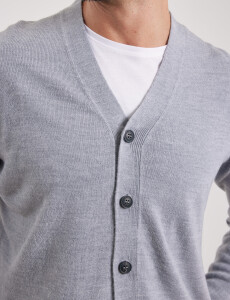 470710 CARDIGAN HARRINGTON URBAN Gris Medio Melange