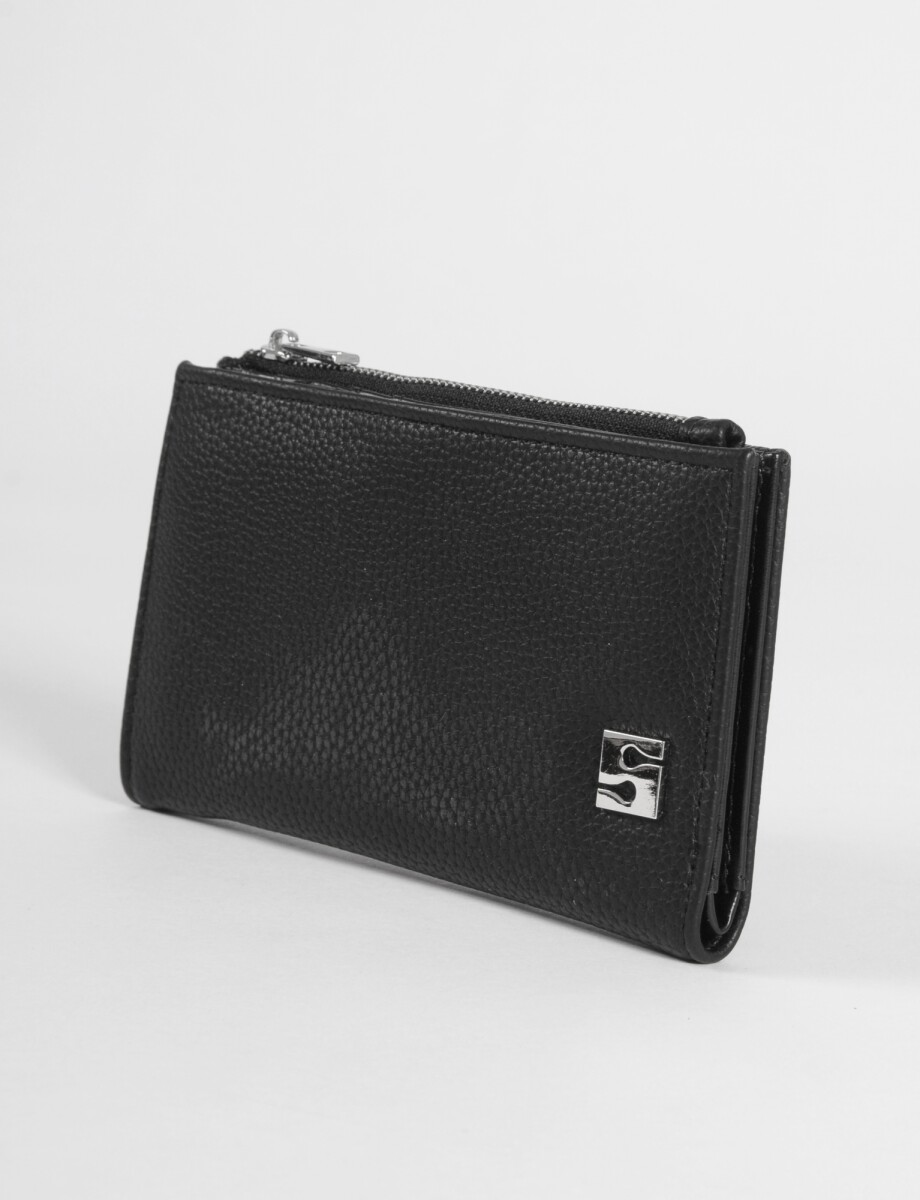 Billetera shinny - negro 