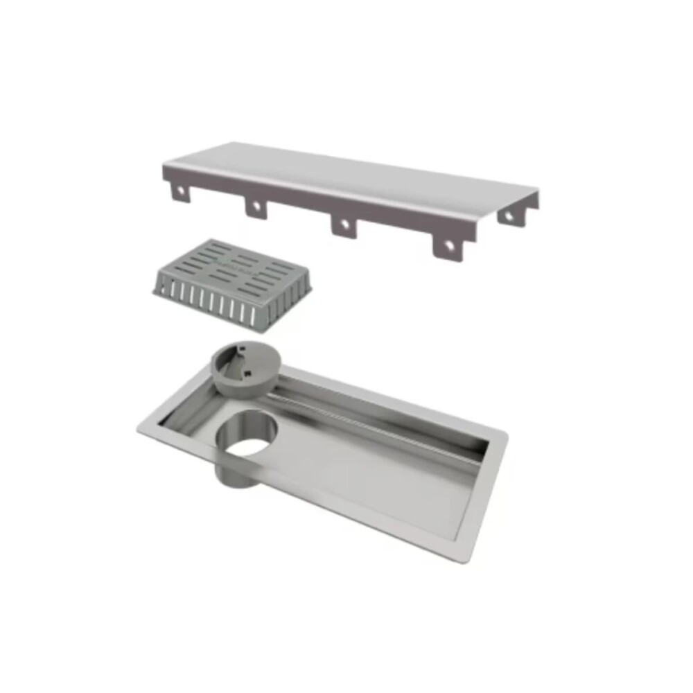 ELLEVE Receptaculo tapa inox satinado 25cm Tiny Elleve Receptaculo Tapa Inox Satinado 25cm Tiny