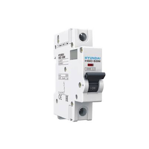 Llave térmica HGD63M din 1P 25A 6kA HY1525M