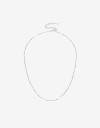 Collares Cortos Metal Cadena Torzada Plata 925 - Plateado