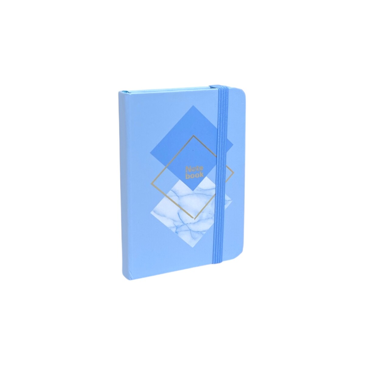 Cuadernito A7 c/Elastico 80 hojas - Celeste 