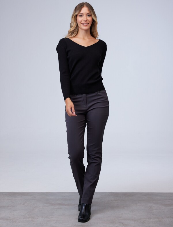 Pantalon Slim GRIS